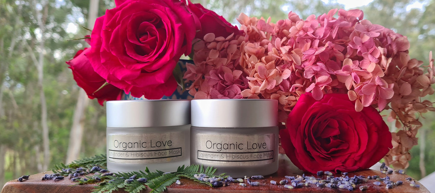 Glowing Lavender & Hibiscus Clay Face Mask