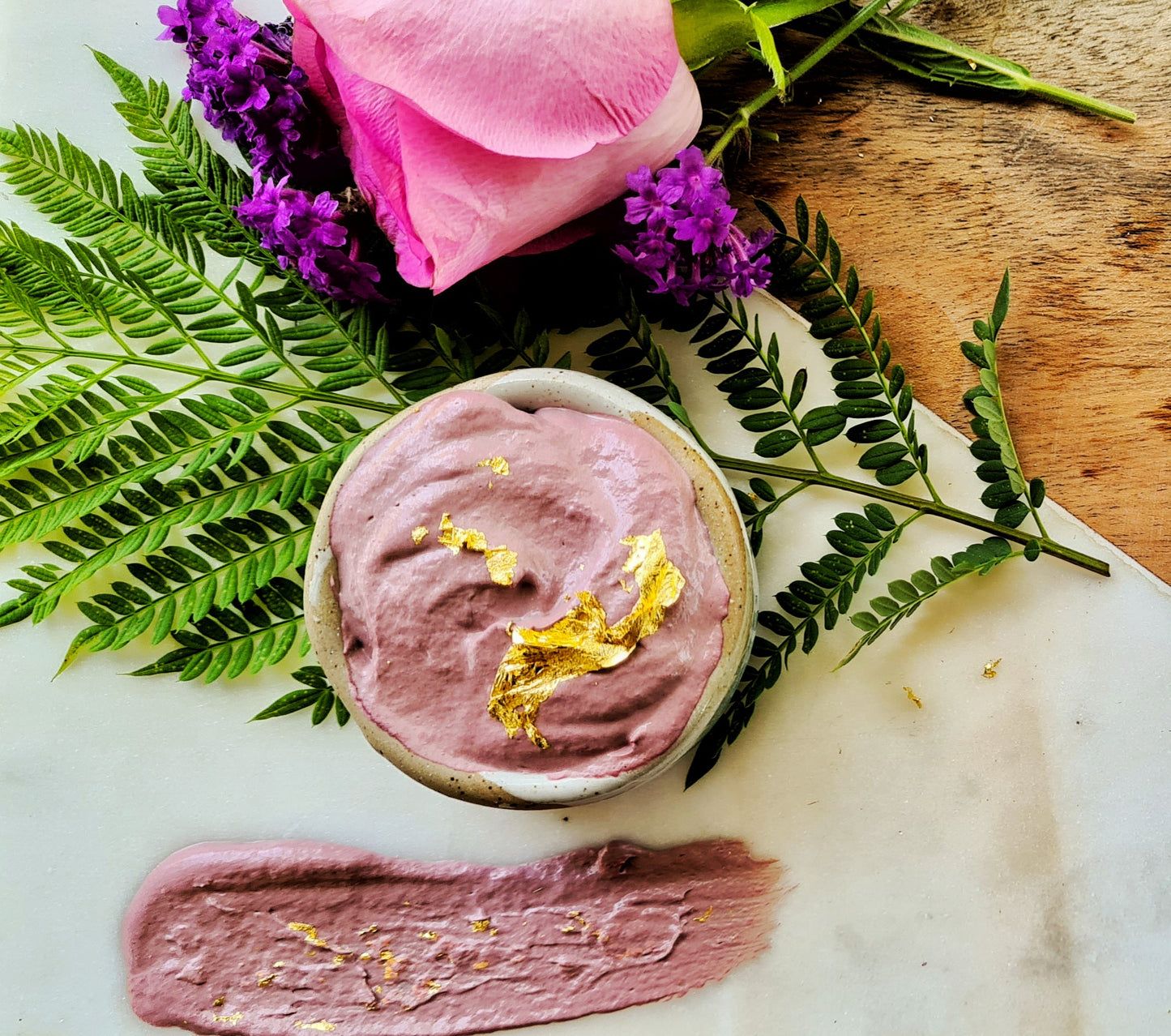 Glowing Lavender & Hibiscus Clay Face Mask